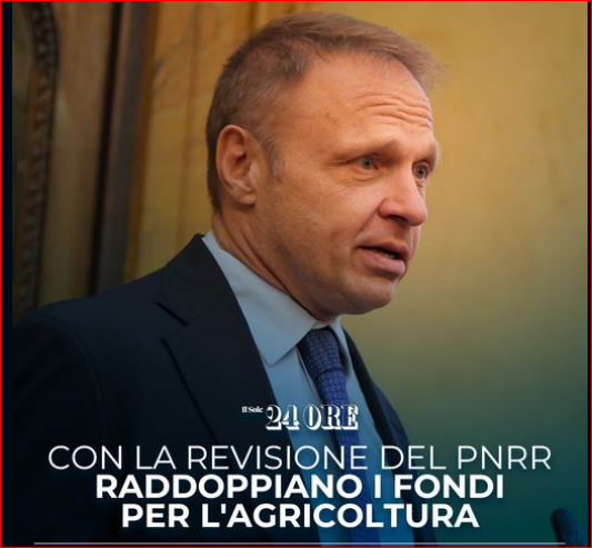 Incontro del Ministro dell'Agricoltura Francesco Lollobrigida  con il Distretto Vivaistico Ornamentale di Pistoia